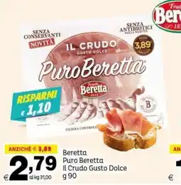 Elite Beretta Puro Beretta Il Crudo Gusto Dolce offerta