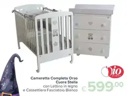 Io Bimbo Cameretta Completa Orso Cuore Stella offerta