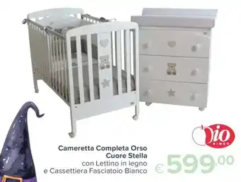 Cameretta Completa Orso Cuore Stella