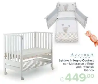 Lettino in legno Contact Azzurra Design