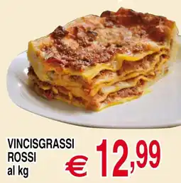 Centro Oceano Vincisgrassi rossi offerta