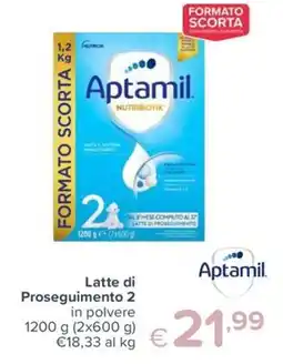 Io Bimbo Latte di Proseguimento 2 Aptamil offerta