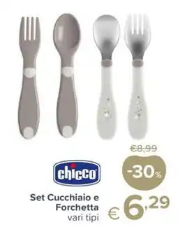 Io Bimbo Set Cucchiaio e Forchetta chicco offerta