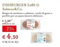 Eataly Fishburger Salmon&Co. offerta