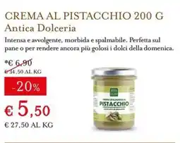 Eataly Crema al pistacchio Antica Dolceria offerta