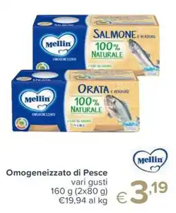 Io Bimbo Omogeneizzato di Pesce Mellin offerta