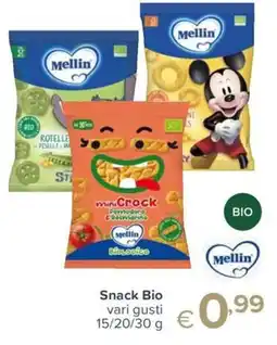 Io Bimbo Snack Bio Mellin offerta