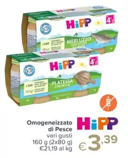 Io Bimbo Omogeneizzato di Pesce HiPP offerta