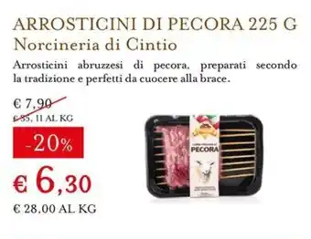 Arrosticini di pecora