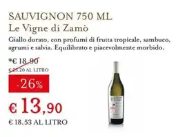 Eataly Sauvignon Le Vigne di Zamò offerta