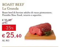 Eataly Roast beef La Granda offerta