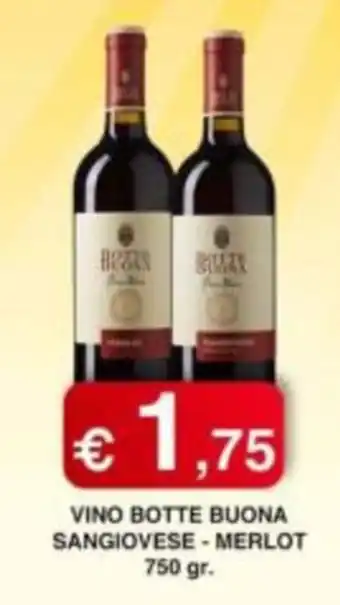 Vino Botte Buona Sangiovese - Merlot