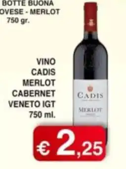 Orsini Market Vino Cadis Merlot offerta