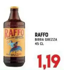 Gran Risparmio Raffo birra grezza offerta