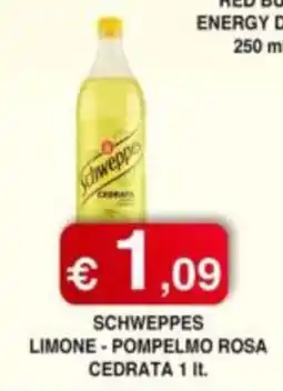 Orsini Market Schweppes limone pomelmo rosa cedrata offerta