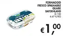Coal Formaggio fresco spalmabile quark bayernland offerta
