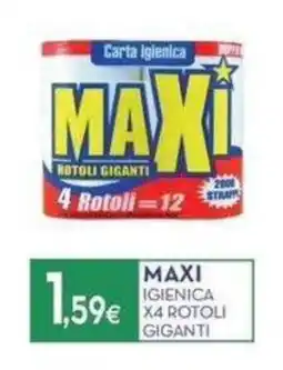 Proshop Carta igienica Maxi offerta