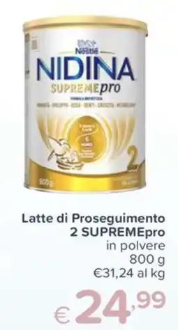 Io Bimbo Nidina Latte di Proseguimento 2 SUPREMEpro offerta