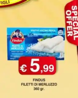 Orsini Market Findus filetti di merluzzo offerta