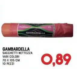 Gran Risparmio Sacchetti nettezza Gambardella offerta