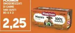 Gran Risparmio Plasmon omogeneizzati di carne manzo offerta