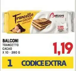 Gran Risparmio Balconi Trancetto Cacao offerta