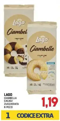Gran Risparmio Lago Ciambelle Cacao/Zucchero offerta
