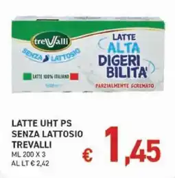 Coal Latte UHT PS senza lattosio Trevalli offerta