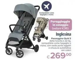 Io Bimbo Passeggino Quid 3 Inglesina offerta