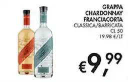 Coal Grappa Chardonnay Franciacorta offerta