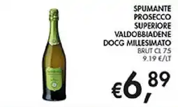 Coal Spumante Prosecco Superiore Valdobbiadene DOCG Millesimato offerta