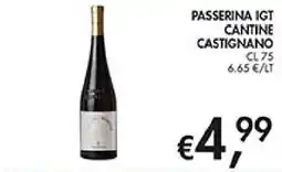 Coal Passerina IGT Cantine Castignano offerta