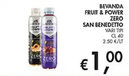 Coal Bevanda fruit & power zero san benedetto offerta