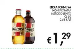 Coal Birra Ichnusa offerta