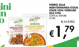 Coal Ohi Vita Cous Cous con Verdure Cotto al Vapore offerta