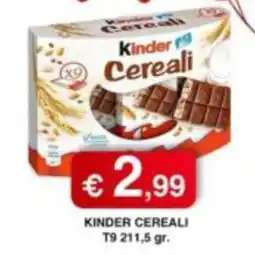 Orsini Market Kinder Cereali offerta
