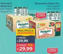 Io Bimbo Pampers Mutandine Baby-Dry offerta