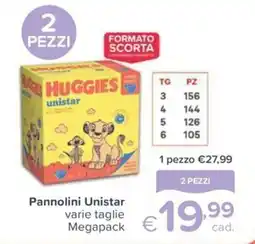 Io Bimbo Pannolini Unistar Megapack offerta