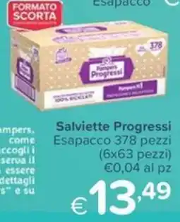 Io Bimbo Salviette Progressi Esapacco offerta