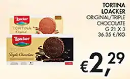 Coal Tortina Loacker Original/Triple Chocolate offerta