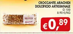 Coal Crocchante arachidi dolcificio artigianale offerta