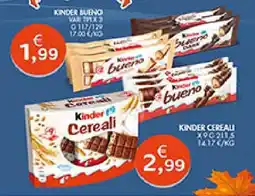 Coal Kinder Cereali offerta