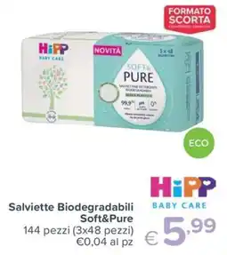 Io Bimbo Salviette Biodegradabili Soft&Pure offerta