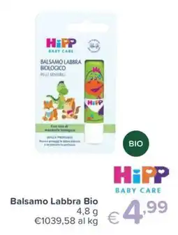 Io Bimbo Balsamo Labbra Bio offerta