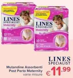 Io Bimbo Mutandine Assorbenti Post Parto Maternity Lines Specialist offerta