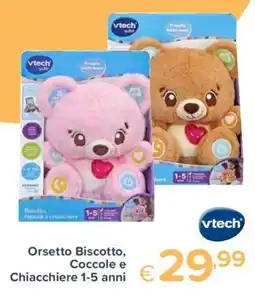 Io Bimbo Orsetto Biscotto, Coccole e Chiacchiere vtech offerta