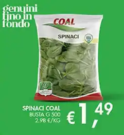 Coal Spinaci Coal offerta