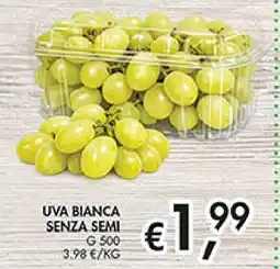 Coal Uva bianca senza semi offerta