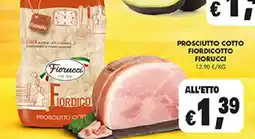 Coal Prosciutto cotto Fiordicotto Fiorucci offerta