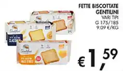 Coal Fette biscottate Gentilini offerta